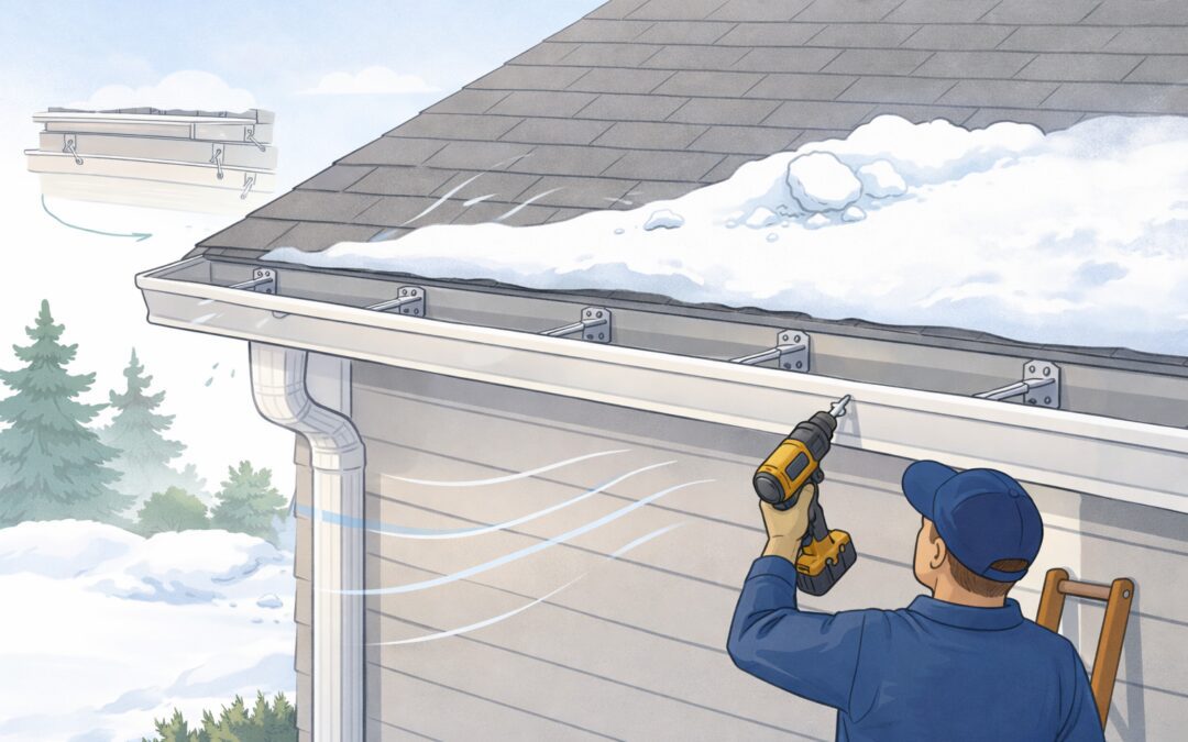 Gutter Installer Near Me: The Right Hanger Spacing for Snow and Wind